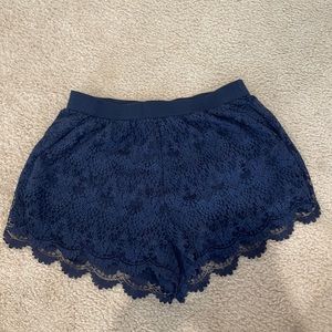Abercrombie & Fitch lace shorts